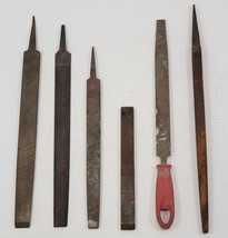 *J11) Vintage Mixed Lot of 6 Hand Files Machinist Bastard Half Round Square - $363.98 MXN *J11) Vintage Mixed Lot of 6 Hand Files Machinist Bastard Half Round Square - $363.98 MXN