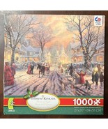 Thomas Kinkade VICTORIAN CHRISTMAS CAROL Winter Snow Sleigh 1000Pc Jigsa... - €9,28 EUR