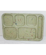 Dallas Ware Confetti Spatter Melmac Divided Dinner Lunch Serving Tray # ... - $40.95 CAD
