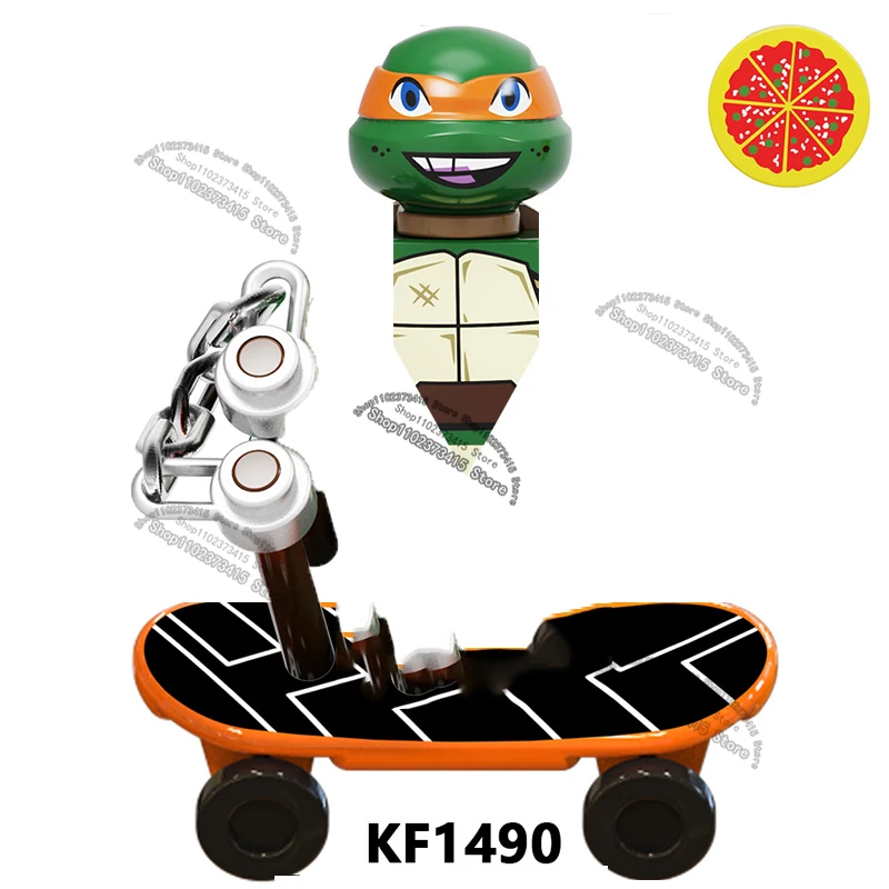 Ninja Turtle Mini Figures &amp; Building Blocks Toys for Kids to Assemble KF... - $6.00