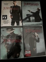 4 JUSTIFIED Seasons 1, 3, 4, &amp; 5, Brand New, Timothy Olyphant, DVD, great series - £16.90 GBP