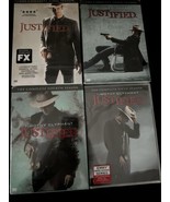 4 JUSTIFIED Seasons 1, 3, 4, &amp; 5, Brand New, Timothy Olyphant, DVD, grea... - £17.21 GBP