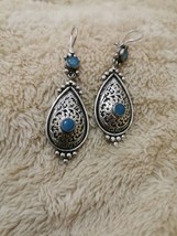 Ethnic Earrings,Vintage Plated Tribal Earrings, Bohemian , Pendientes | Boho Ear - £56.68 GBP