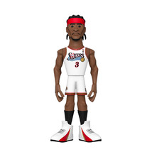 NBA: 76ers Allen Iverson Vinyl Gold Chase Ships 1 in 6 - 12&quot; - £54.74 GBP
