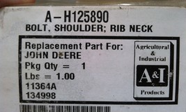 JOHN DEERE H125890; SECTION RIB NECK SHOULDER BOLTS; BOX OF 50 - £23.94 GBP