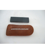 Vintage Carborundum Sharpening Stone  Pocket Size Carbide Unused - $108.23 MXN