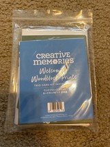 Creative Memories &quot;Welcome Woodblock&quot; Card Kit Trio - NEW! Limited Edition! - £8.02 GBP