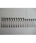 Lot of 17 Pieces of ONEIDA Stainless Flatware MANSFIELD by Wm. A. Rogers - £21.23 GBP