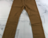 Levi&#39;s Chinos 513 Slim Straight Mens 32x30 Brown Tan Stretch Cotton Blend - $54.44