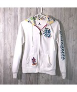 Walt Disney Park Women Full Zip Track Jacket Mickey Mouse Hooded Small 2015 - $15.79