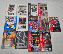 Vintage Sega Genesis Manual Only Lot Authentic NBA Jam Shaq Fu Royal Rumble - £29.86 GBP