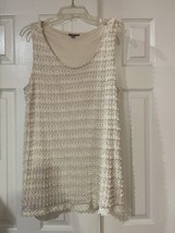 ROZ &amp; ALI WOMAN  pullover Sleeveless Top 2X - £11.09 GBP