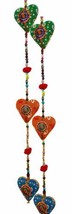 Decor Door Hanging Decorative Cotton heart in Vibrant Color String Wall ... - $16.12