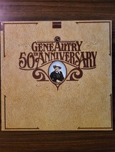 Gene Autry 50th Anniversary Double LP 1976 Vinyl Album - Blue Canadian Rockies - £4.57 GBP