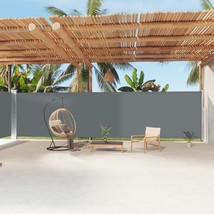 Side Awning Charcoal Polyester fabric with PU coating - $4,404.54 MXN
