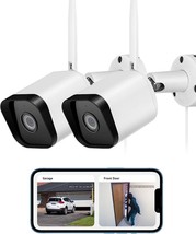 Outdoor Security Cameras 1080P HD,Cameras for Home Security with AI Huma... - £44.96 GBP