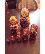 Russian nesting Dolls set of 7, 8&quot; ORIGINAL - €39,67 EUR