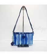 NWT Kipling AC7862 Mikaela Crossbody Shoulder Bag Nylon Regal Stripes Bl... - £31.13 GBP