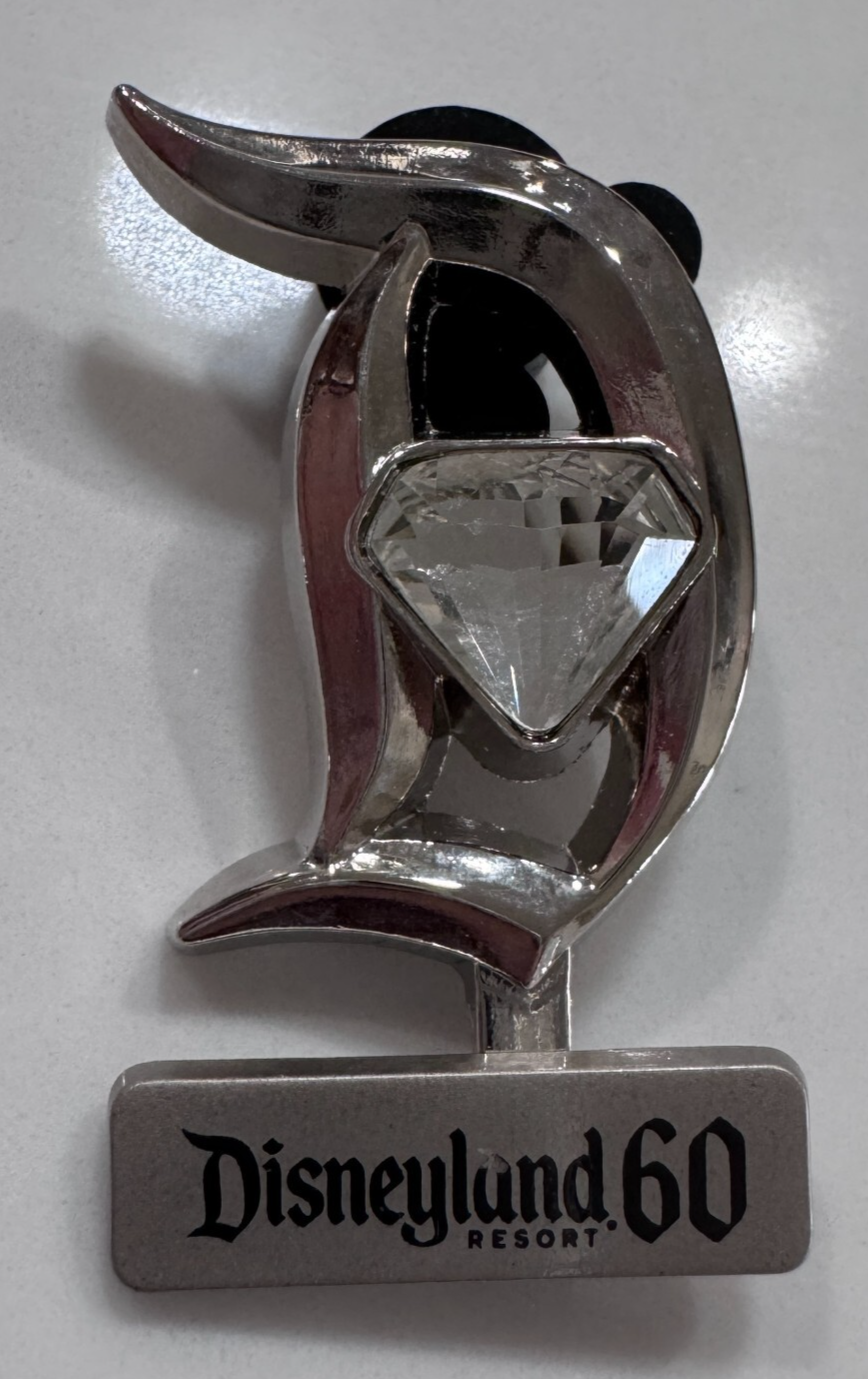 Disney Disneyland 60th Diamond Celebration &quot;Standing D&quot; Trading Pin - $29.69