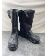 Haix Fire Hunter Boots Men 8M Fire Fighter Safety Shoes Black Leather St... - $3,265.61 MXN