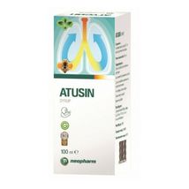 Atusin Сyrup 100ml Cough Syrup for Babies Powerful Complex Respiratory H... - £18.79 GBP