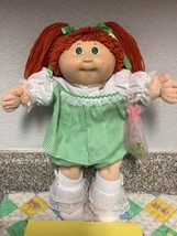 FIRST EDITION Vintage Cabbage Patch Kid Girl Red Hair Green Eyes Head Mo... - $225.00