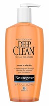 Neutrogena Deep Clean Facial Cleanser 6.7 Ounce (200ml) (Pack of 3) - £41.46 GBP