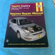 Haynes Repair Manual 92006 Toyota Camry 1992-1996 All Models, includes Avalon - £9.61 GBP