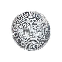 1540/5 Poland 1 Grosz - King Sigismund I Fine Condition - $72.22