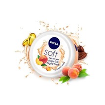 Nivea Soft Light Moisturizer Cream, Playful Peach, 200 ml - free shipping - $21.19