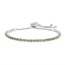 Miwens New Multicolor Bright Crystal Bracelets For Women Valentine Gift Metal Ch - £9.65 GBP