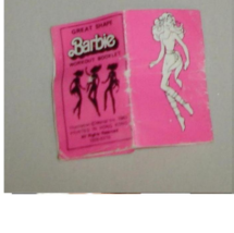 Barbie doll paper accessory vintage Great Shapes workout booklet 1983 miniature - $8.99