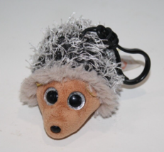 Ty Beanie Baby SPIKE Hedgehog Key Clip 3.5" Plush Stuffed Animal Soft Mi... - $6.60