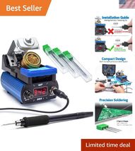982-I Precision Soldering Iron Station with Temperature Control, Preset ... - $102.46