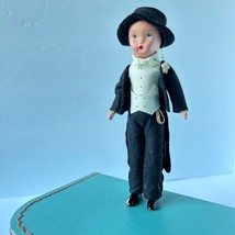 Vintage Nancy Ann Storybook Doll Family Series Groom Tux Tails Top Hat 40s 50s - £23.81 GBP