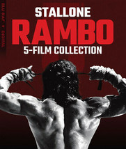 Rambo: 5-Film Complete Collection 1-5 (Blu-ray + Digital) NEW Sealed, Free Ship - $17.33