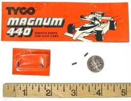 2 Tyco 440 440-X2 Slot Car Chassis Motor Carbon Brushes Carded Factory Part 6552 - £2.35 GBP