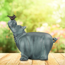 SPI Home Hippo and Friend Garden Sculpture 18.5&quot; x 17.0&quot; x 10.0&quot; 12.0 lbs. - £196.95 GBP