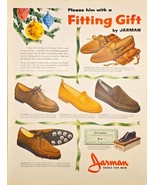 FITTING GIFT - JARMAN SHOES FOR MEN - Christmas Gift  -1961 Vintage Prin... - $11.02