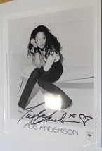 Jade Anderson Autographed 8*10 Inch Photo Columbia Records NM Condition Yes Jon  - £23.06 GBP