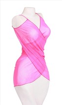 Multi-Function Hot Pink Pivoine Mesh Sarong Dress Skirt Cover-Up by Thai... - £26.11 GBP