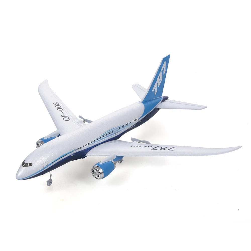 QF008 787 Airplane Miniature Model RC Plane 3CH 2.4G Remote Control EPP Airplane - £62.14 GBP