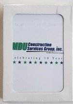 MDU Construction Services Group, Inc. Promo Playing Cards, Sealed - £3.96 GBP