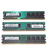 3x 512MB Samsung Memory DDR2 PC2-4200 533MHz M378T6553CZ3-CD5 Non-ECC - $20.58 CAD