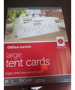 Office Depot Large Tent Cards - $392.88 MXN