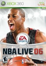 XBOX 360 NBA Live 06 Video Game KOBE BRYANT Online Basketball Tournament 2006 - £6.99 GBP