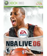 XBOX 360 NBA Live 06 Video Game KOBE BRYANT Online Basketball Tournament... - £6.84 GBP