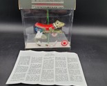 Vintage 1988 Kurt Adler Smithsonian Institute Frog Carousel Christmas Or... - $34.64