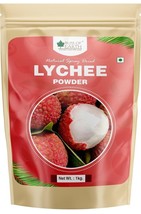 Organic &amp; Natural Lychee Litchi Powder Natural Spray Dried Boost Immunity 1 Kg - £34.66 GBP