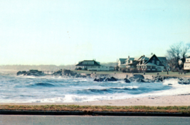 Milford Connecticut Woodmount Long Island Sound Beach Postcard - £7.57 GBP